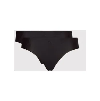 Kalhotky Dámské bezešvé kalhotky Puma Hipster Hang, 2 páry, velikost S