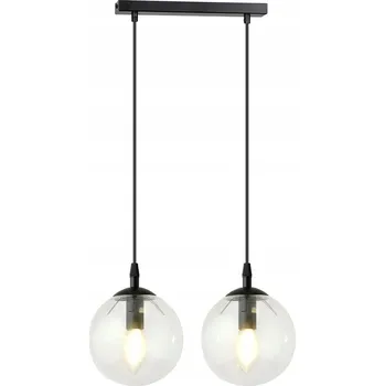 Emibig Závěsné svítidlo COSMO 2xE14 Černé Sklo 100cm stmívatelné