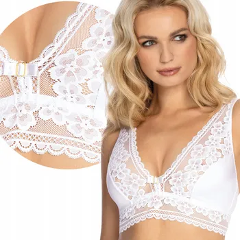 Podprsenka Róża podprsenka braletka Gizela bílá M 38