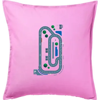 Polštář Závodní dráha - Rodiče - Masáž - Polštář 50x50 - 50x50 - Pouze potah ( Růžová )