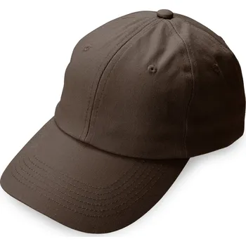 Kšiltovka Waykins | Hnědá jednoduchá bavlněná kšiltovka - Waykins