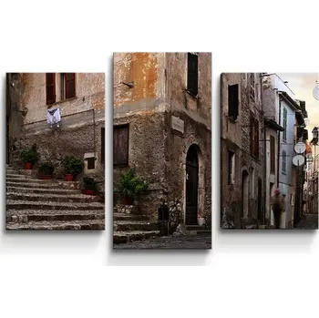 Obraz Sablio Obraz - 3-dílný Starý dům 2 - 75x50 cm