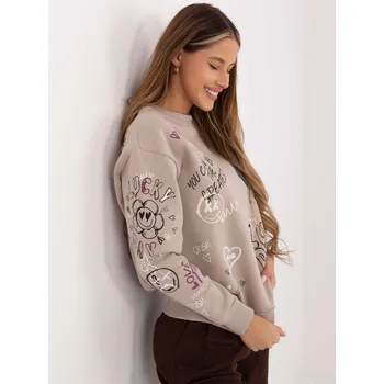 Dámská halenka Halenka D10608BC02804A béžová L