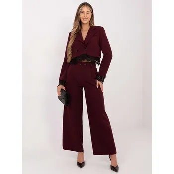 Dámské sako Blejzr IT MA FL9972.72 bordó jedna velikost