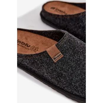 Dámská obuv Pánské profilaktické papuče – tmavě šedé Inblu Velikost: 42