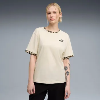 Dámské tričko Dámské triko PUMA ESS GRAPHIC ANIMAL RELAXED TEE 688082-87 BÍLÁ L