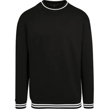 Pánská mikina Build Your Brand Pánská mikina BY104 Black-White XXL