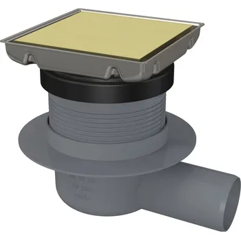 Odvodňovací žlab Deante Sprchový odtok, kartáčované zlato, KOS_R01D