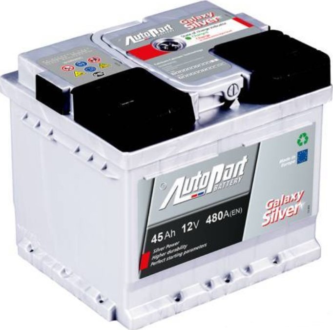 Autobaterie Galaxy Silver 45Ah - 12V, 45Ah, 480A