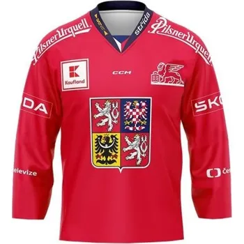 Český hokej Dres CCM ČR 2025 Pastrňák fan SR, Barva RED, Velikost XXL 1027204