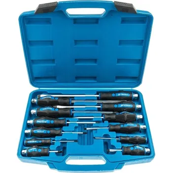 Šroubovák Sada plochých a křížových šroubováků s úderným koncem