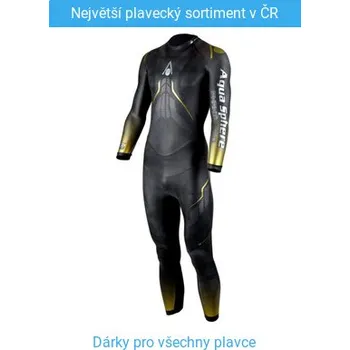 Neoprenový oblek Pánský plavecký neopren Aqua Sphere Phantom 2.0 Men Black/Gold L