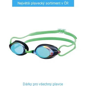 Plavecké brýle Plavecké brýle Swans SRX-M PAF Mirror Zeleno/modrá