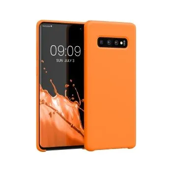 Telefonní příslušenství Pouzdro pro Samsung Galaxy S10 Plus / S10+ - oranžová