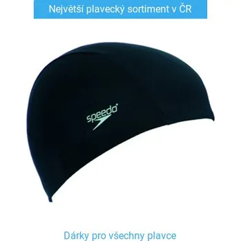 Plavecká čepice Dětská plavecká čepice Speedo Polyester Cap Junior Černá