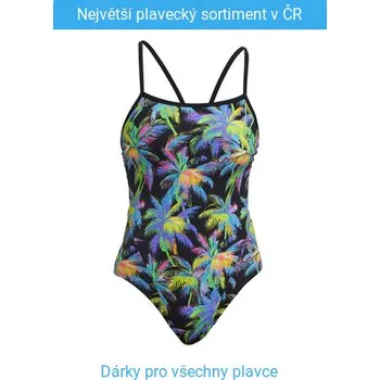 Dámské plavky Funkita Paradise Please Single Strap One Piece XL - UK38