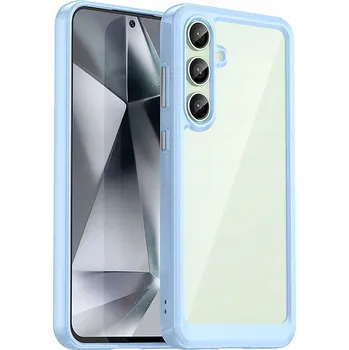 Pouzdro na mobilní telefon Zadní Kryt Hurtel pro Samsung Galaxy S24 FE modrý