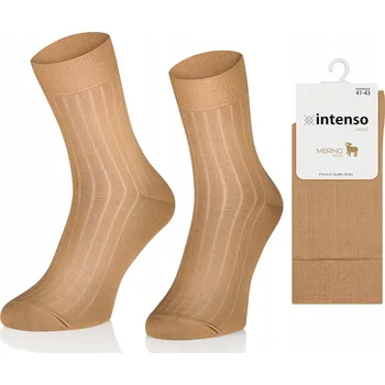 Pánské ponožky Ponožky Intenso 0648_003 béžové, velikost 41-43