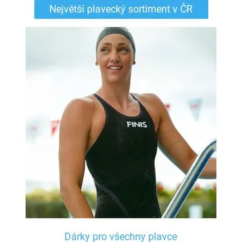 Dámské plavky Finis HydroX Closedback Black 5XS - UK22