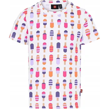 Lego Wear dětské tričko bílé bavlna velikost 128