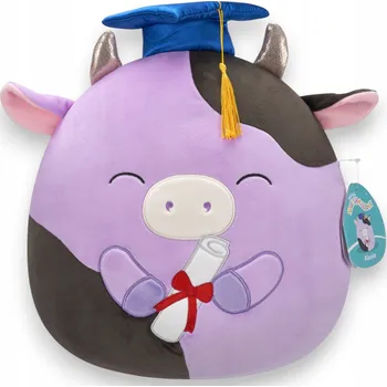 plyšák SQUISHMALLOWS PLYŠÁK KRÁVA KRAVIČKA ALEXIE GRADUATION 30 CM