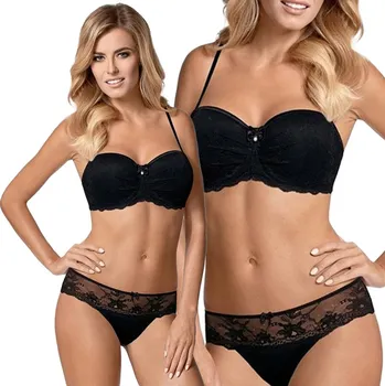 Podprsenka Podprsenka bardotka Nipplex Sandra černá 85B