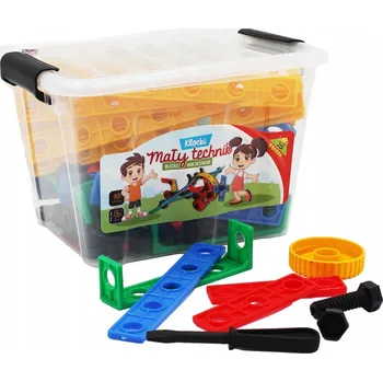 ostatní stavebnice Stavební Stavebnice 90 ks malých technologických bloků