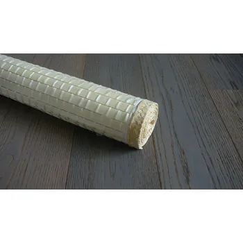 Obklad Rohož za postel 55 x 300 cm barva přírodní / loubkové rohože na stěnu Fanaiva