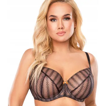 Podprsenka Vivisence podprsenka nevyztužená černá velikost 80F