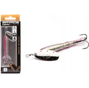 Umělá nástraha Rotační třpytka Savage Gear Flying EEL Spinner vel. 3 23 g