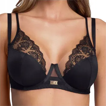 Podprsenka Ava podprsenka nevyztužená černá velikost 85F