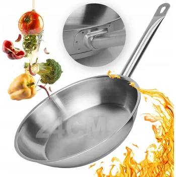 Pánev Tradiční pánev ROSSNER 24 cm nerezová ocel