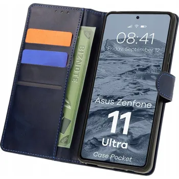 Pouzdro na mobilní telefon Flipové Pouzdro Bizon pro Asus Zenfone 11 Ultra modré