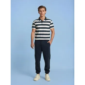 Sinsay - Kalhoty jogger cargo - námořnická modrá - 003EV-59X - 003EV-59X-XS