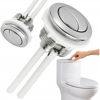 Splachovací tlačítko Splachovací tlačítko WC stříbrné