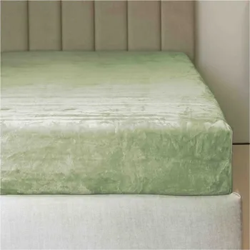 Prostěradlo Polášek Holešov Prostěradlo MIKROFLANEL č.75 zelená 90x200