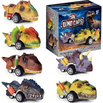autíčko Mega Sada Auta s dinosaury, 6 kusů , vozidla pro hračky
