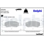 Sada brzdových destiček, kotoučová brzda DELPHI LP3278