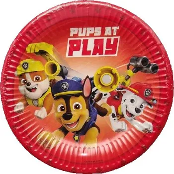 Talíř Talířky Procos Tlapková patrola 19,5 cm 12 ks