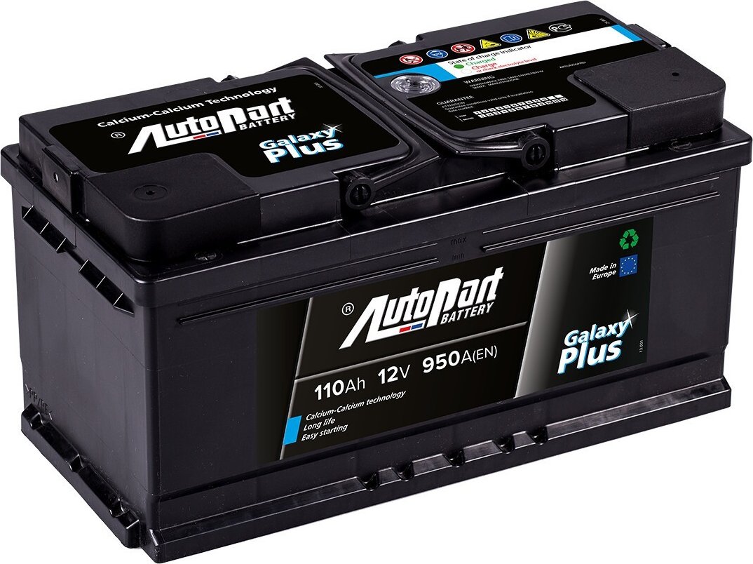 Autobaterie Galaxy Plus 110Ah - 12V, 110Ah, 950A