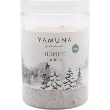 Koupelová sůl YAMUNA Sněhová vločka sůl do koupele 1kg