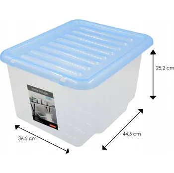 Úložný box Plastový box s víkem 29L – Váš spolehlivý partner pro organizaci!