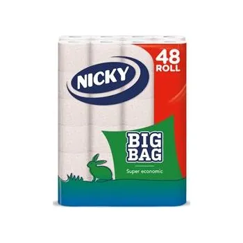 Toaletní papír Toaletní papír BigBag NICKY 40+8 ks, 2vrstvý