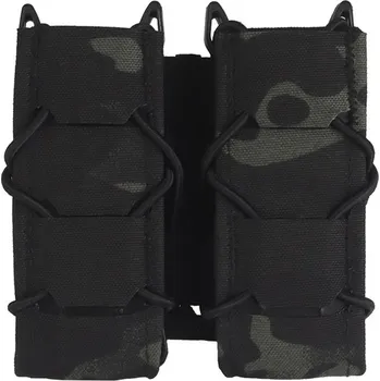 Imperator Tactical Dvojitá sumka TIGER V2 pro 9mm pistolové zásobníky - Multicam Black