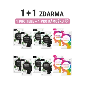 Přípravek na praní PŘEDPRODEJ ODESLÁNÍ V LEDNU: Výhodný testovací balíček EcoHaus 1+1: Na černé oblečení