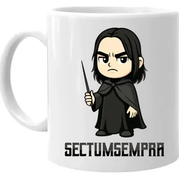 Žertovný předmět Sectumsempra - Severus Snape - hrnek s potiskem pro fanoušky série Harry Potter- Tričkový.cz