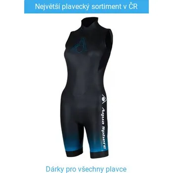 Neoprenový oblek Dámský neopren Aqua Sphere Dámský neopren Aquaskin Shorty V3 Women Black/Blue L
