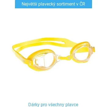 Plavecké brýle Mad Wave Stalker Goggles Junior Žlutá