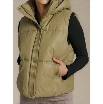 Dámská vesta Sinsay - Vesta s kapucí - neonová - 578FH-71X - 578FH-71X-XXS