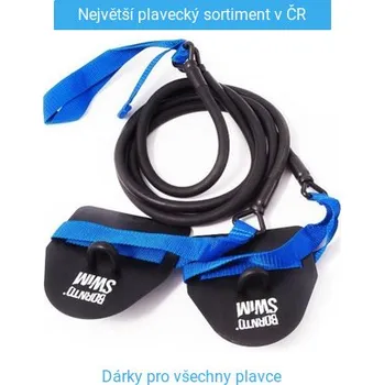 Plavecká guma na posilování BornToSwim Swimming Exercise Bands Těžká